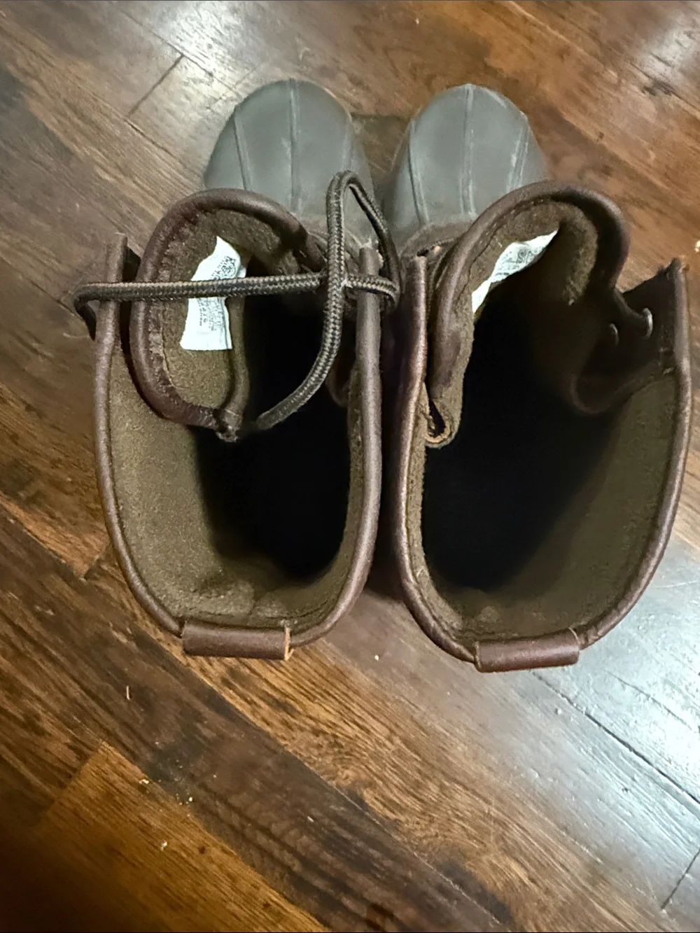 Sperry Men's Brown and Dark Gray Waterproof Duck Boots